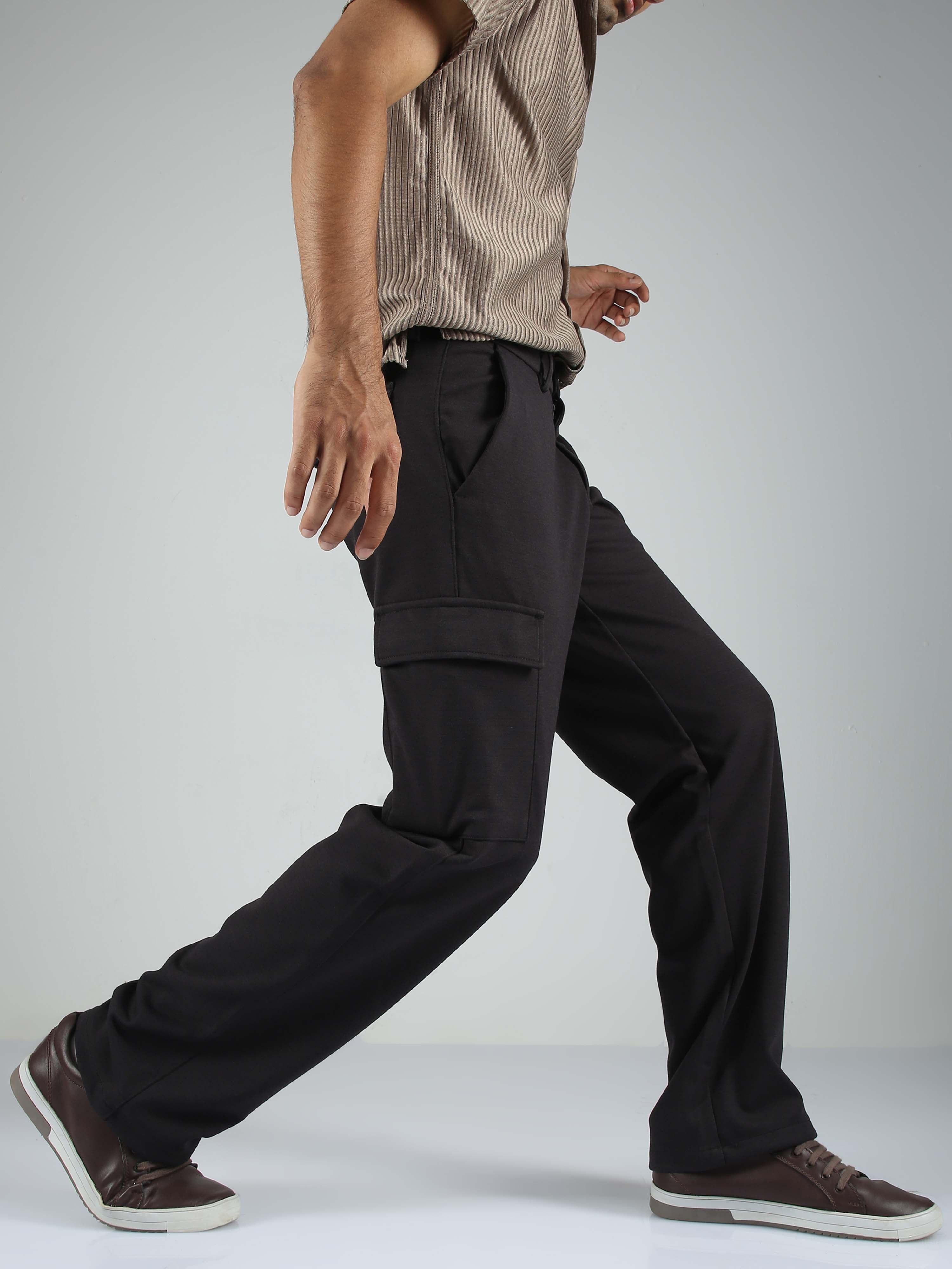 Faux Leather High Rise Straight Leg Pants | Calvin Klein® Canada